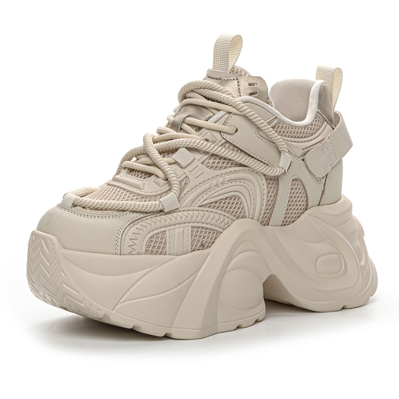 

Кроссовки Shoe cabinet floral language Chunky Sneakers Women's Low-top, бежевый