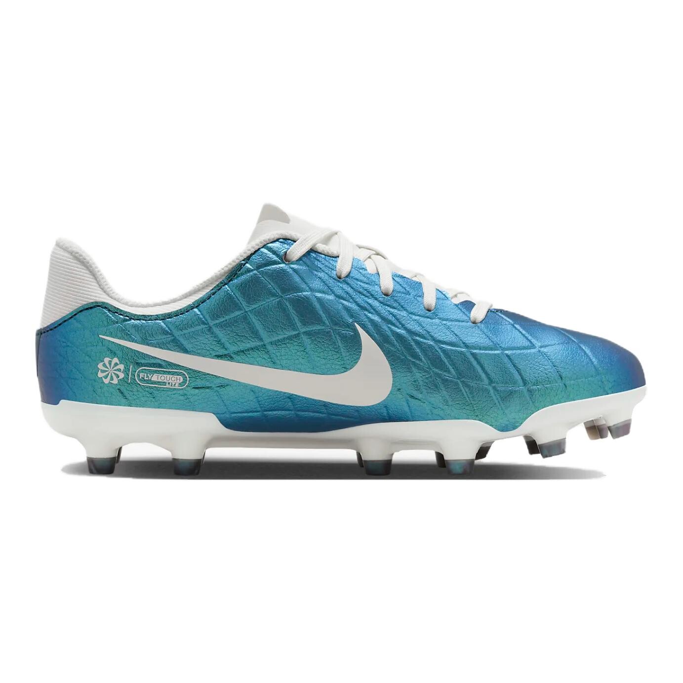 Детские футбольные бутсы Nike Tiempo Legend 10 Детские, Blue/White — фото 2