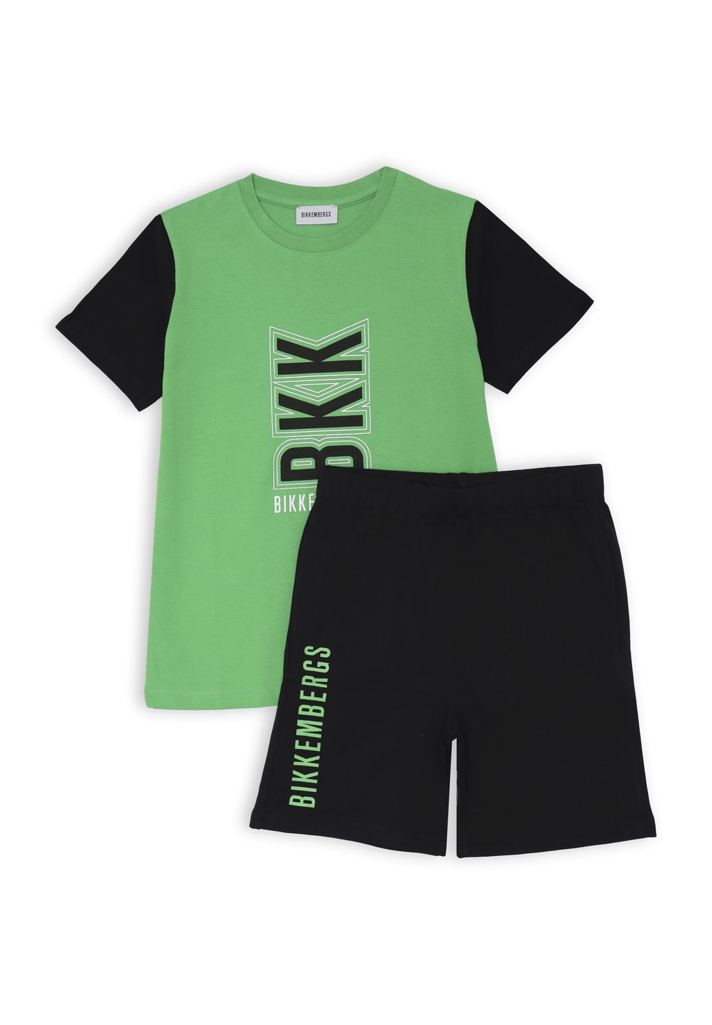 

Футболка с принтом SET Bikkembergs, зеленый