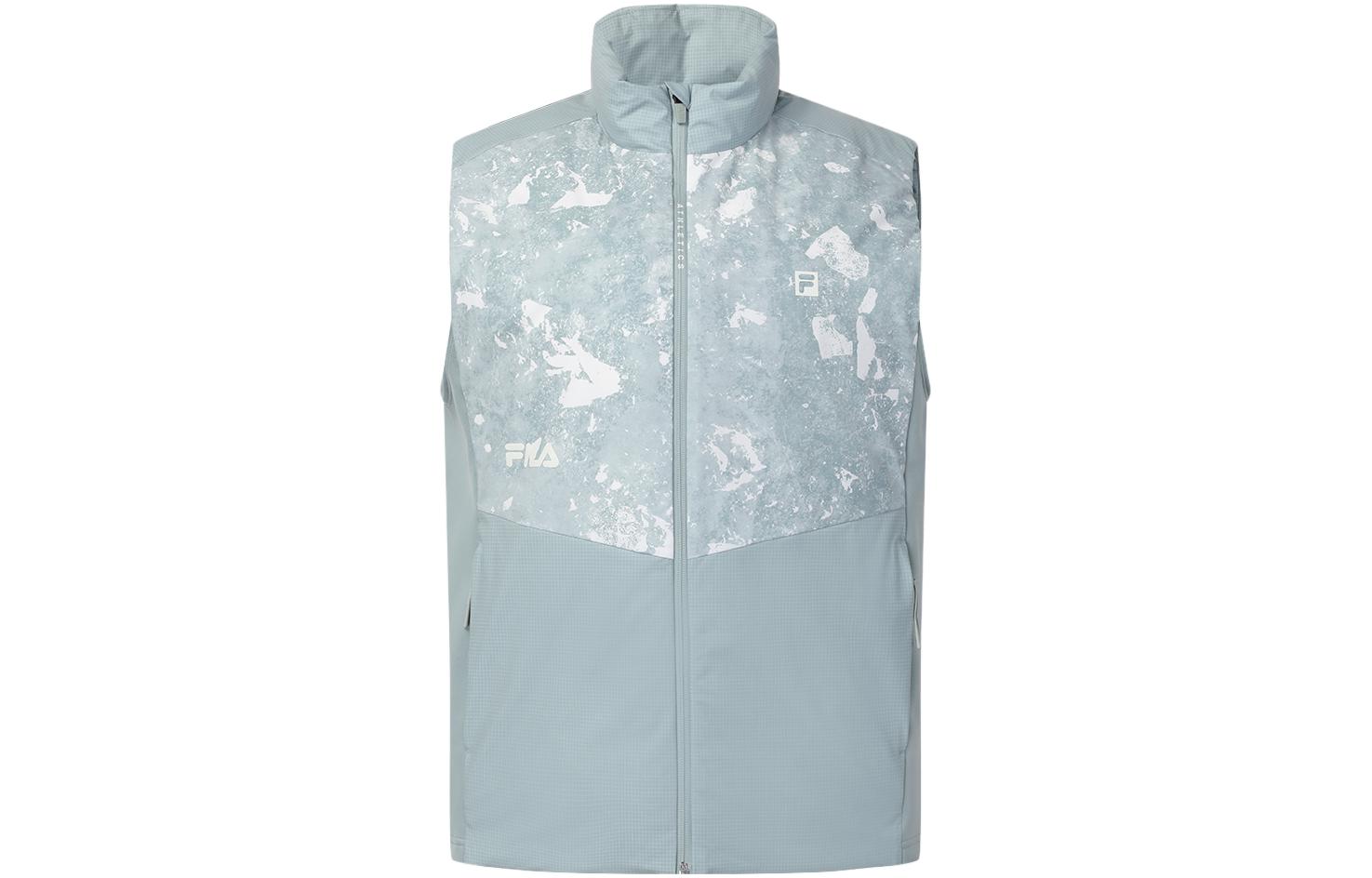 

FILA Мужская сине-серая пуховая жилетка, Blue Gray