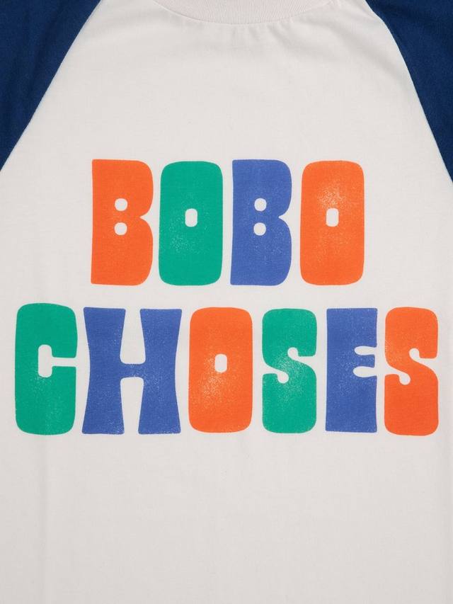 Детская футболка реглан из органического хлопка Bobo Choses, Multicolour — фото 2
