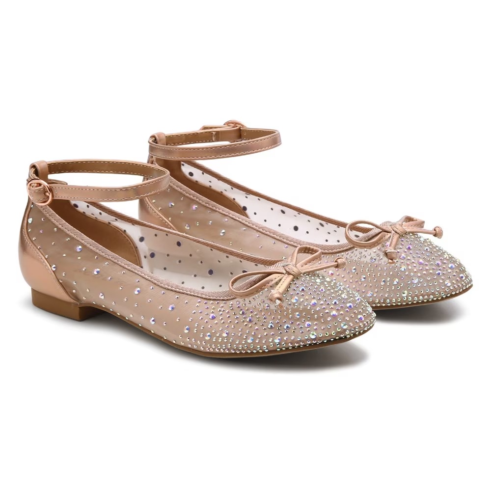 

Детские плоские туфли из сетки Heidy для маленьких/больших детей Bcbg, blush mesh