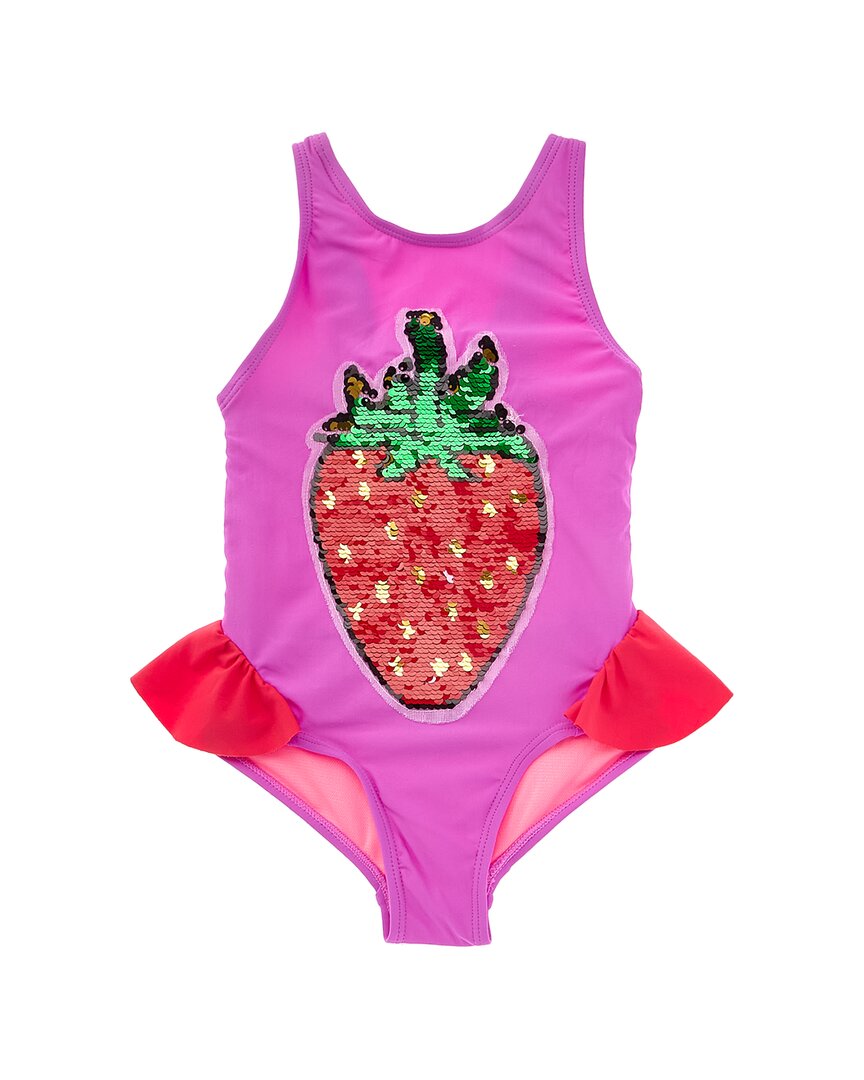 

Слитный купальник Beach Lingo с пайетками, фиолетовый