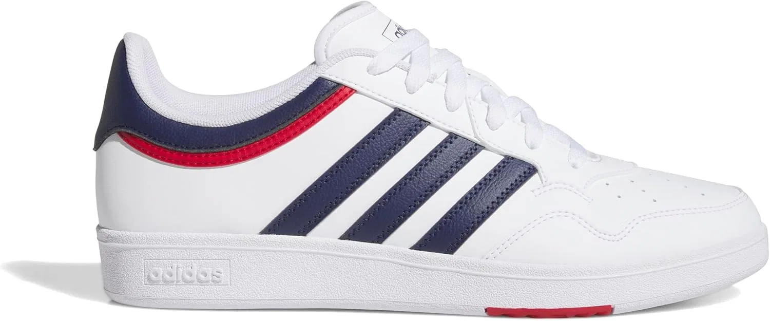 Женские баскетбольные кроссовки Adidas Hoops 4.0, Cloud White Dark Blue Team Power Red 2 — фото 2