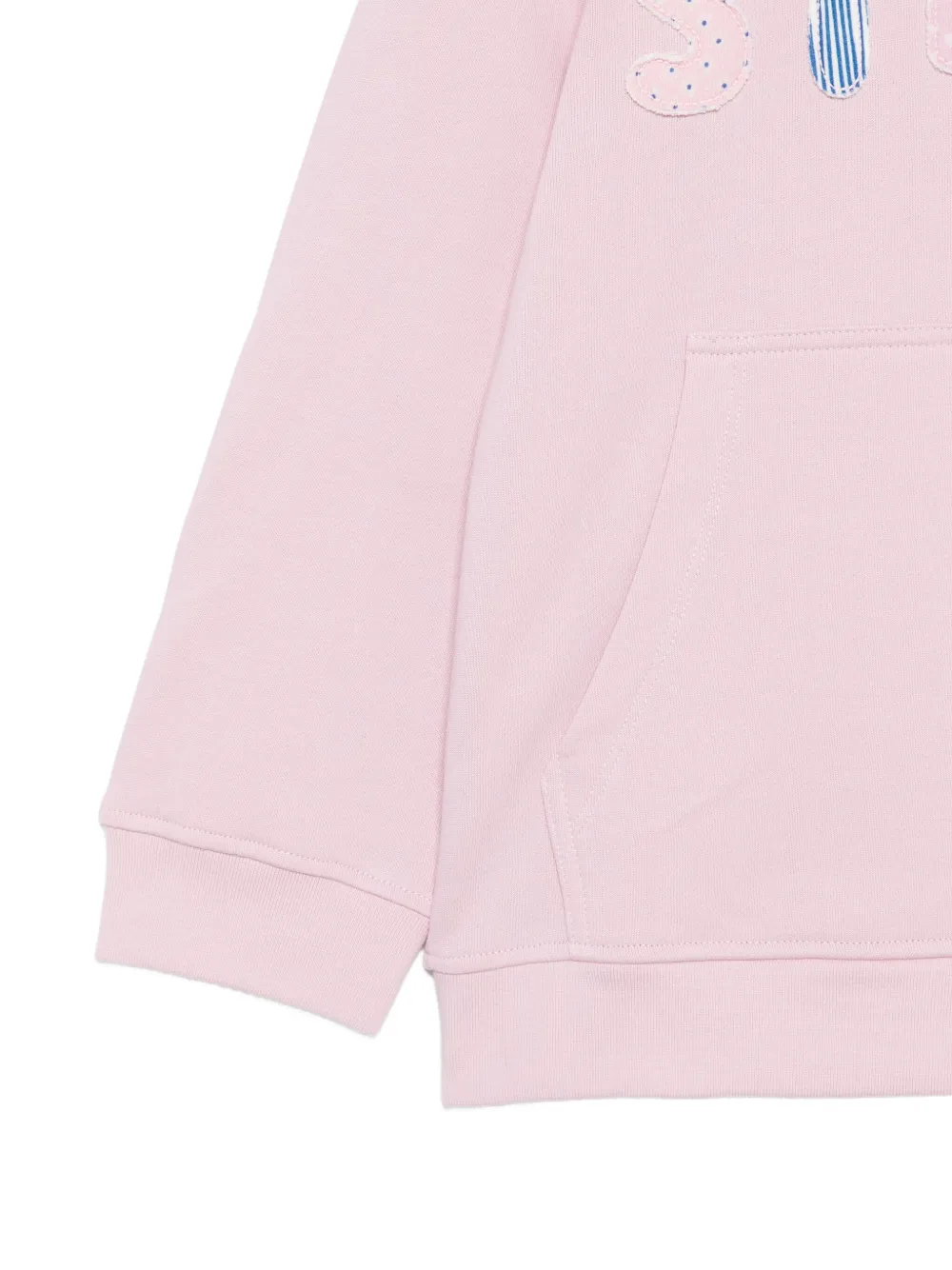 Хлопковая толстовка с капюшоном Stella McCartney Kids, розовый — фото 3