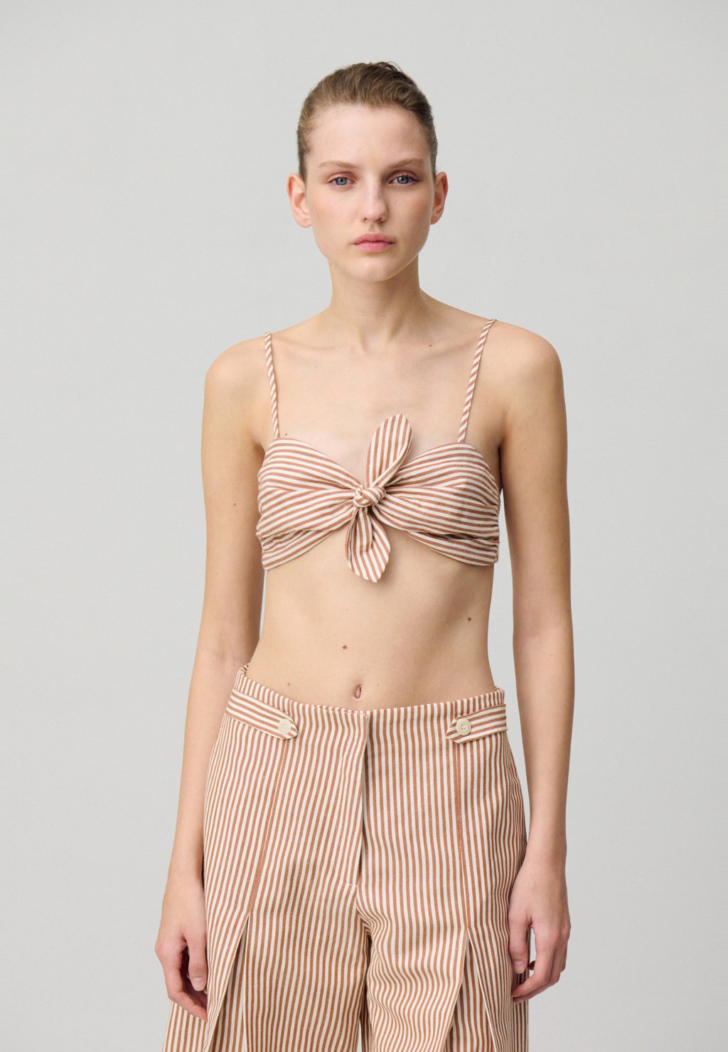 

Топ BANDEAU RAYÉ Claudie Pierlot, коричневый