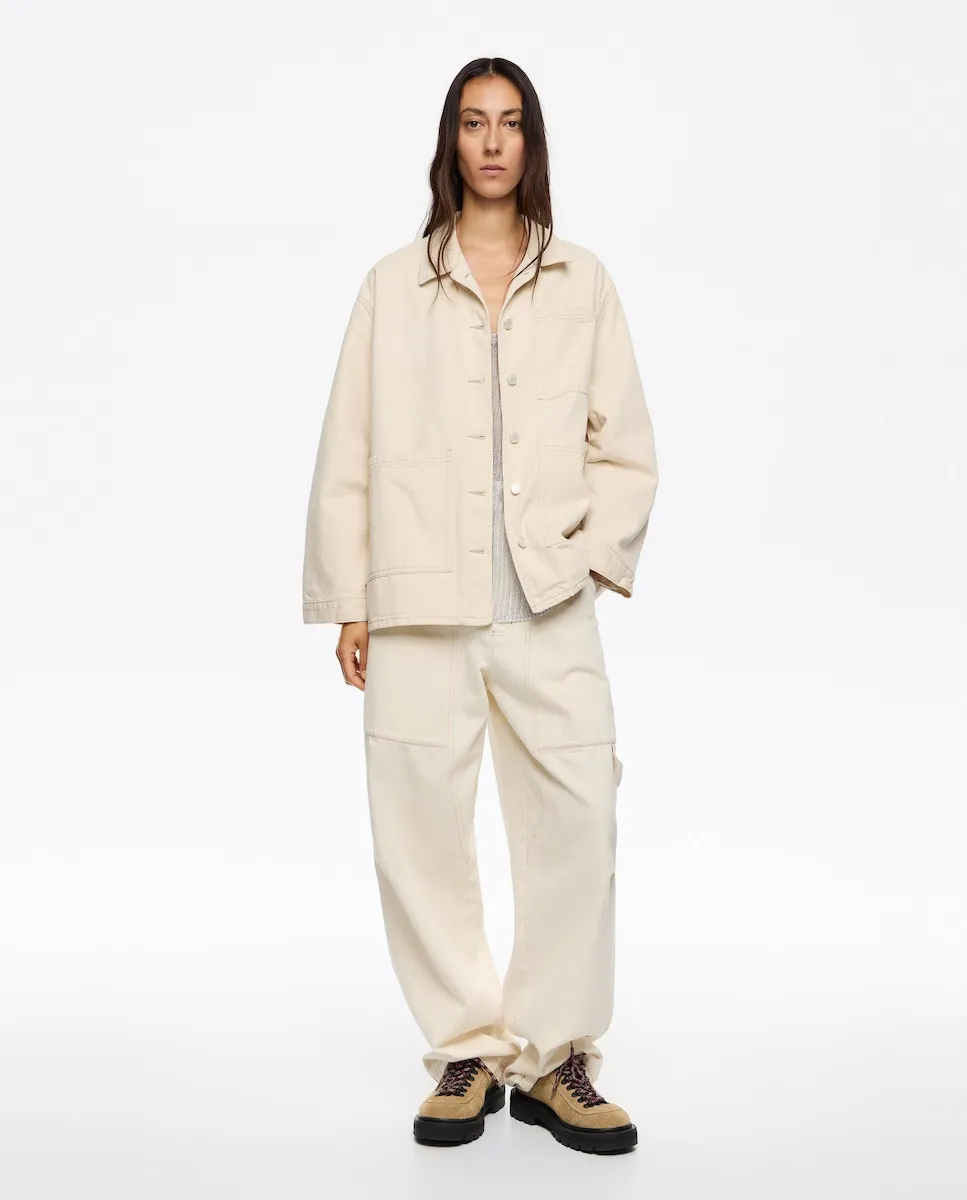 

Женская джинсовая прямого кроя куртка Bimba y Lola, белый