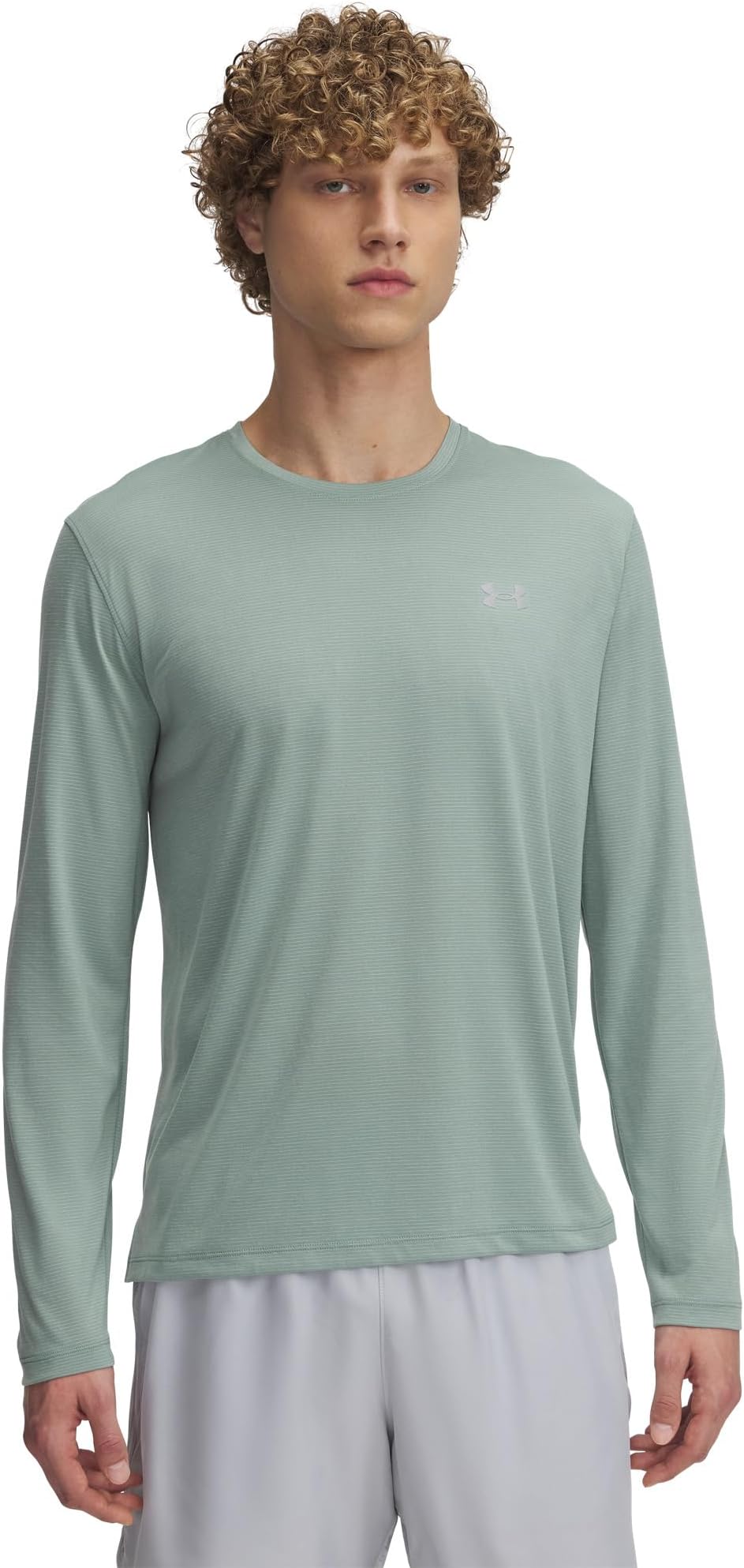 

Футболка Under Armour Streaker Long Sleeve, цвет Silica Green/Reflective