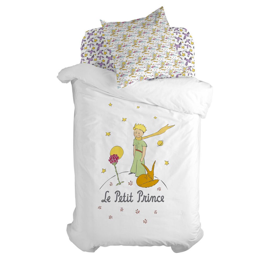 

Комплект пододеяльников HappyFriday Le Petit Prince Ses Amis Colorful Одноместный матрас, 2 предмета