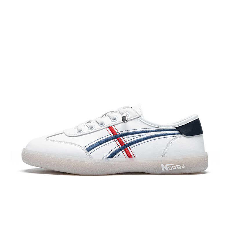 

Кеды, скейтборд обувь женская низкая Zhr, цвет White/Blue Red