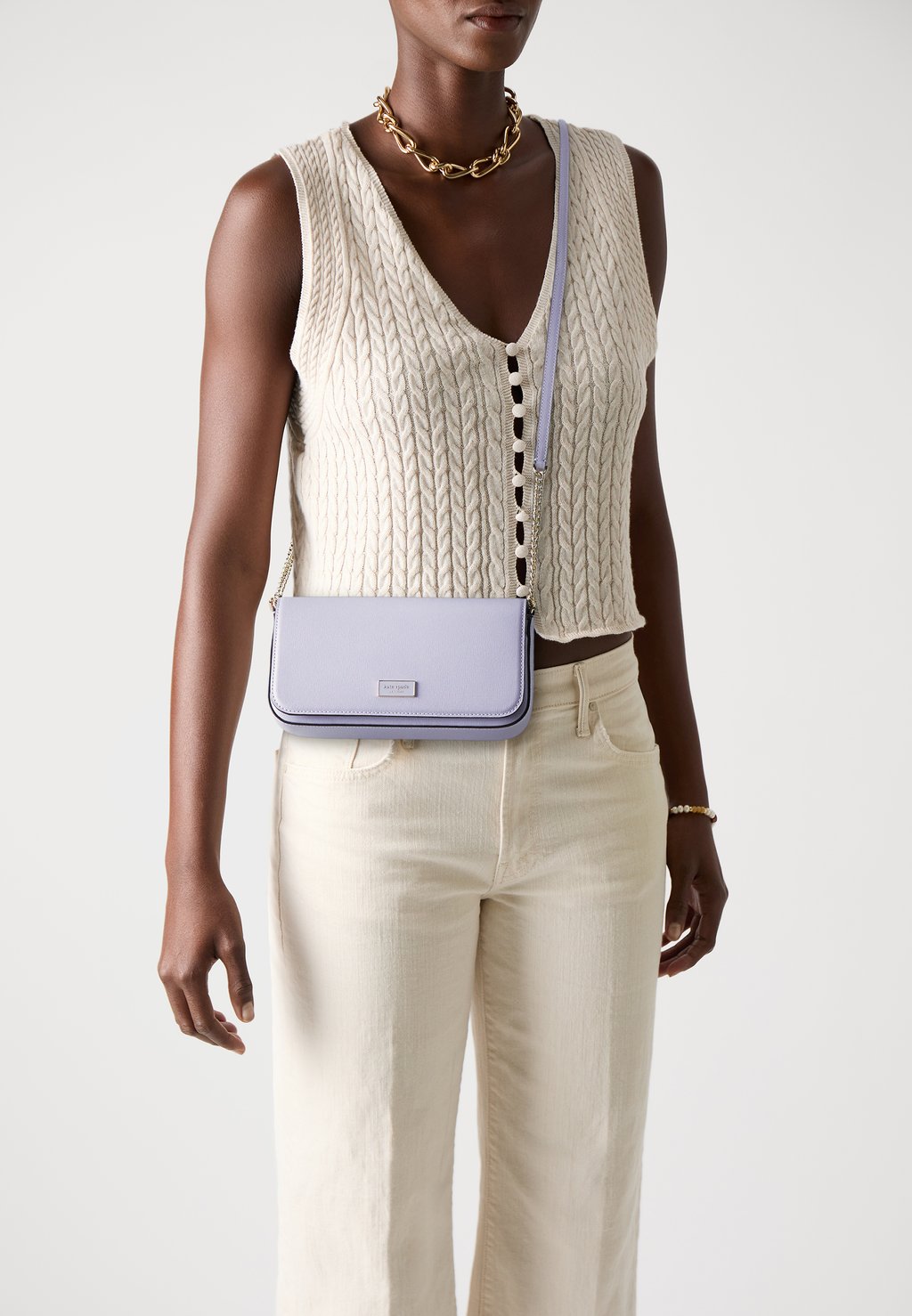 

Сумка через плечо SERENA SAFFIANO - Across body bag kate spade new york, сиреневый