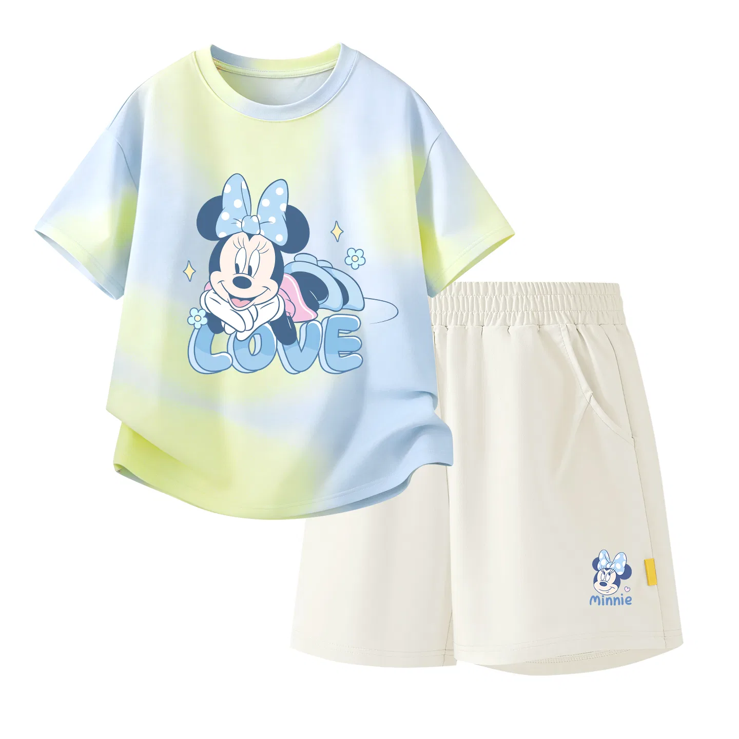 Детский спортивный костюм Casual Sportswear 2 Piece Set Disney, Twilight Blue+DiL Playful Ni K_Bottom Right Mist White