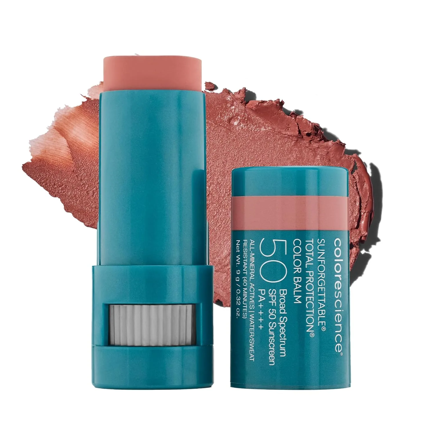 Colorescience Sunforgettable Total Protection Color Balm SPF 50, минеральная краска для губ и щек широкого спектра действия с возможностью наслаивания., Savanna