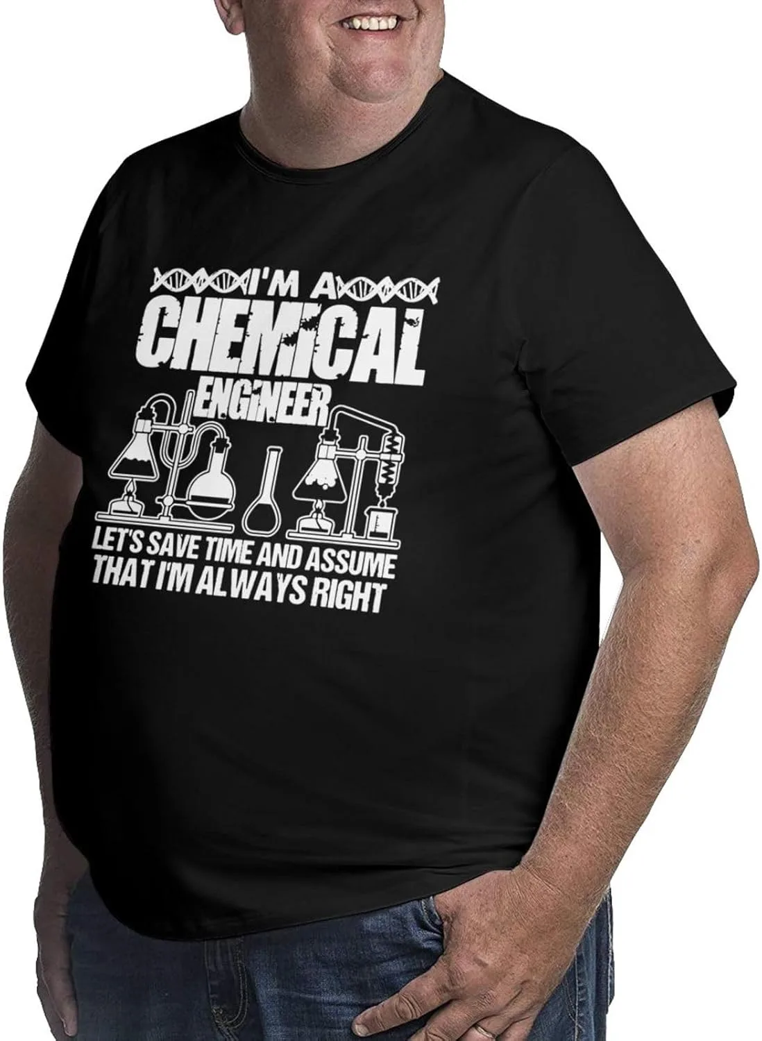 Футболка мужская Chemical Engineer летняя с коротким рукавом Large — фото 2
