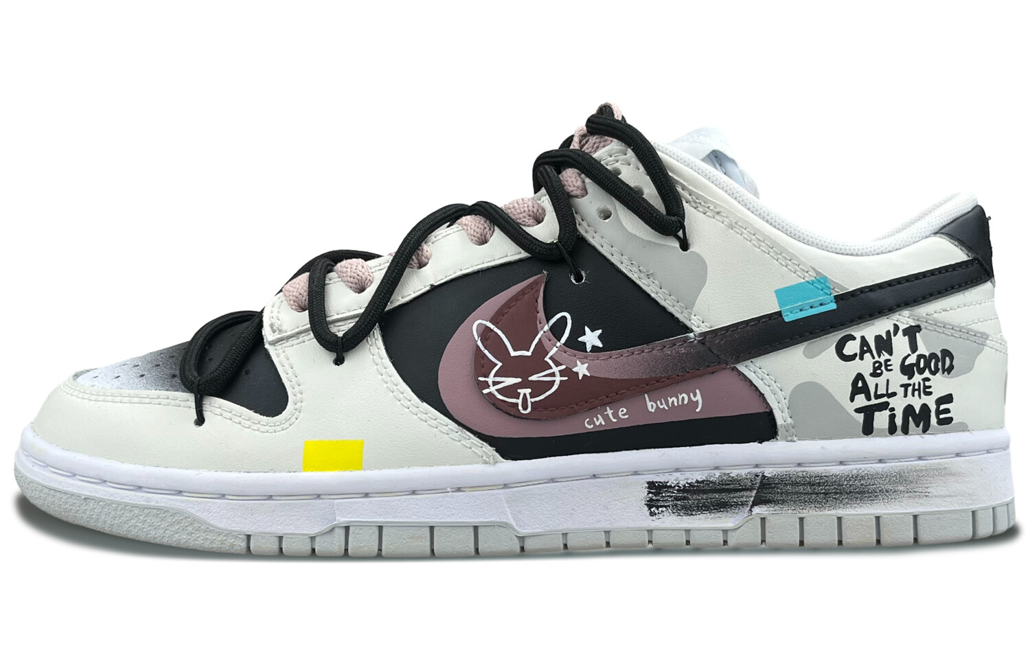 

Кроссовки Nike Dunk Skateboarding Shoes Men Low-top White/black/brown, коричневый