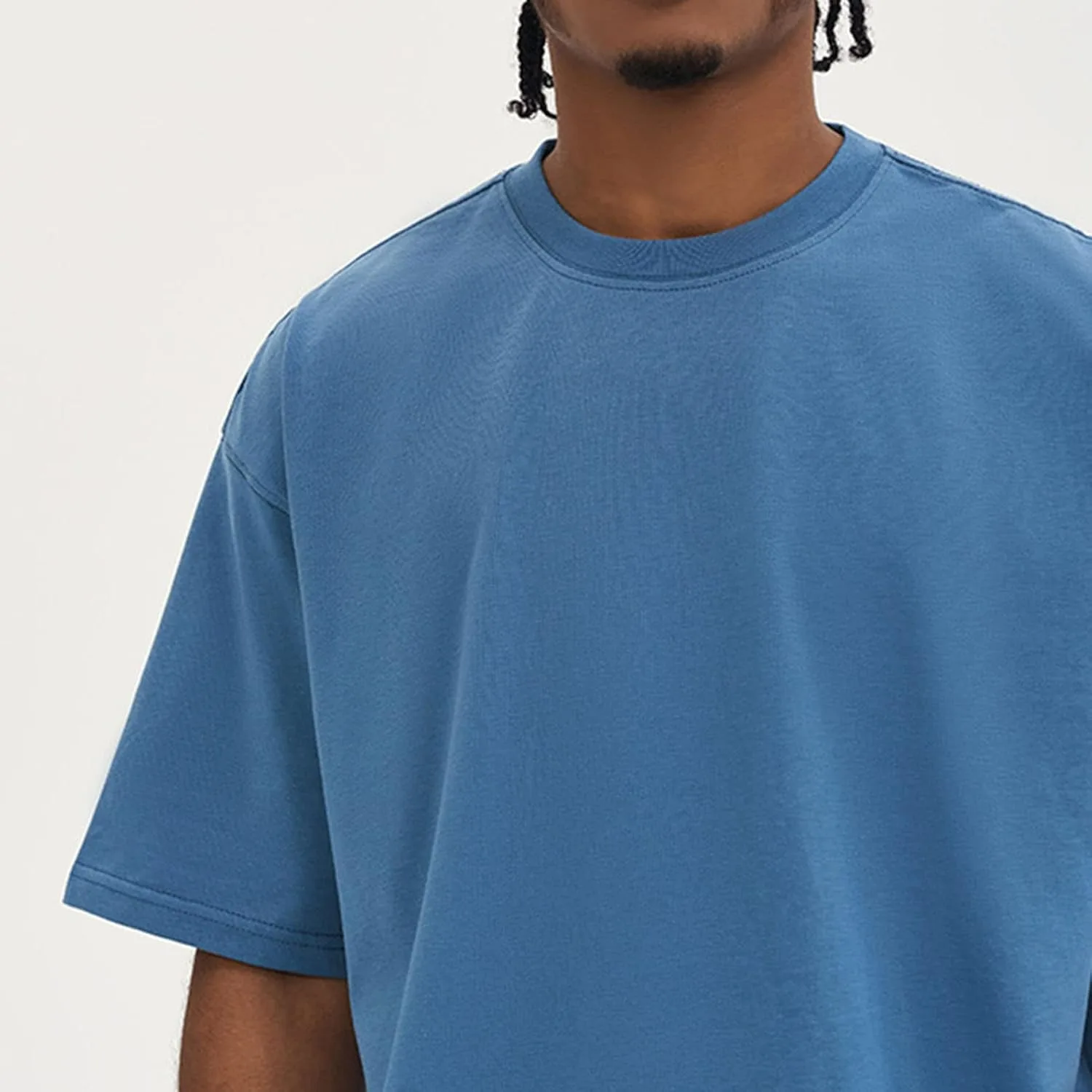 Мужская футболка Crewneck Daily Comfy Tee для повседневной носки — фото 4
