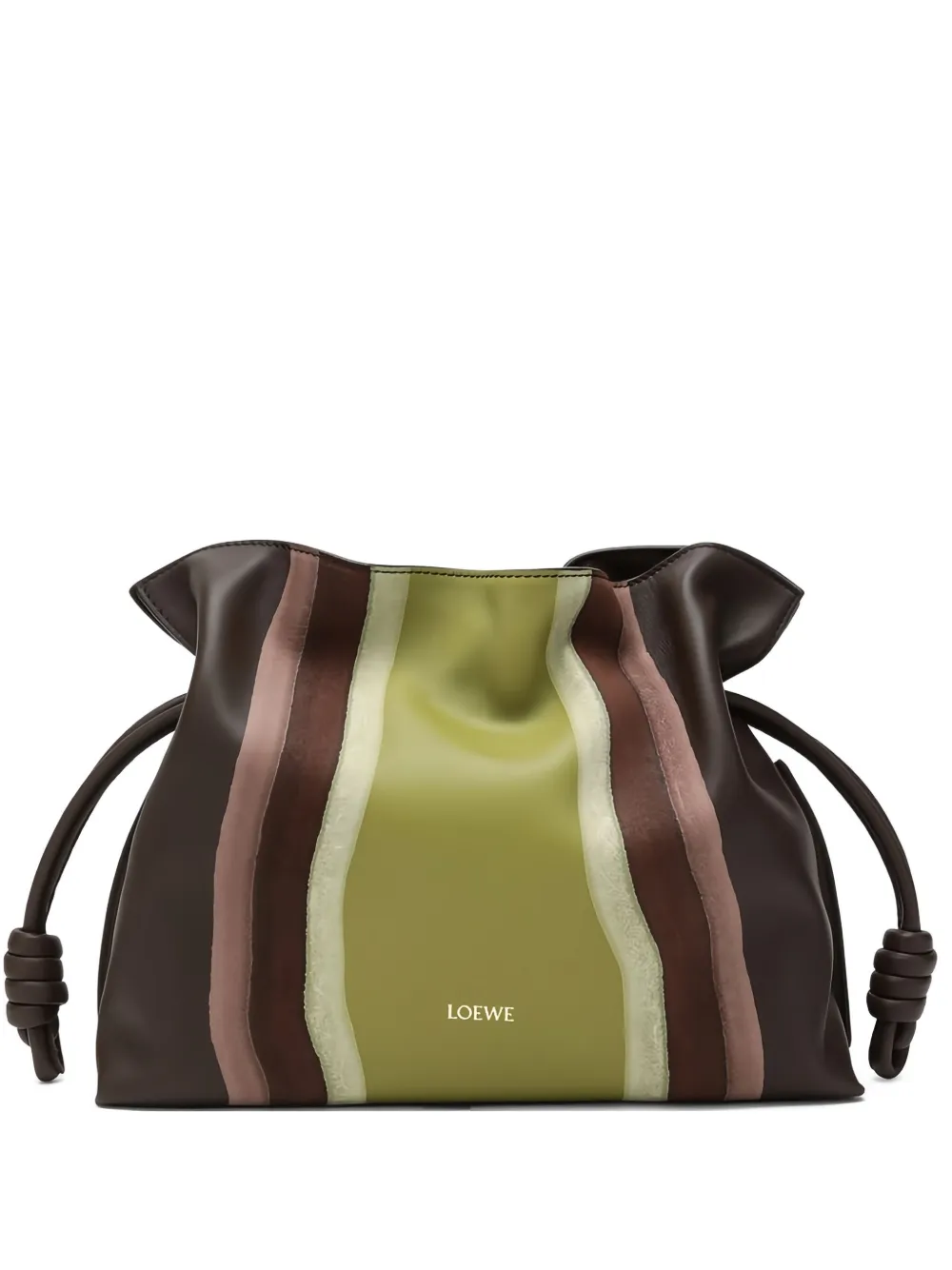 

Клатч Flamenco среднего размера LOEWE, зеленый