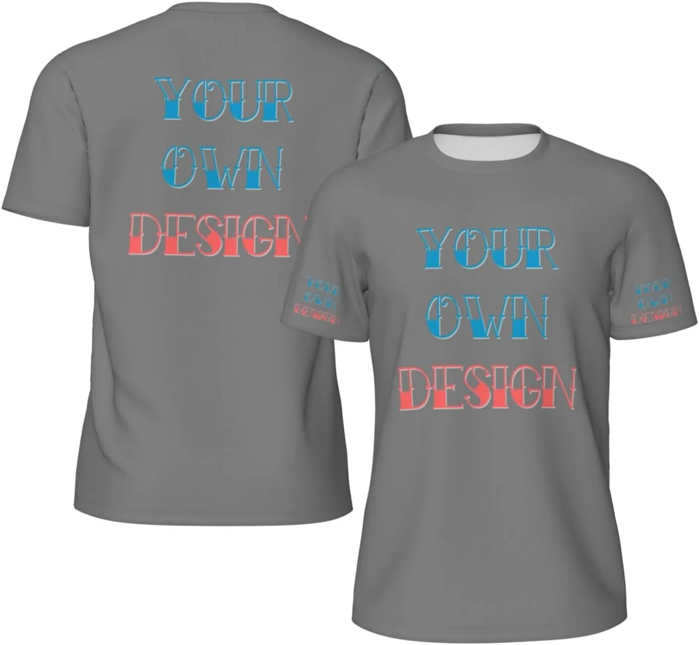 

Футболка Custom с принтом на 4 сторонах