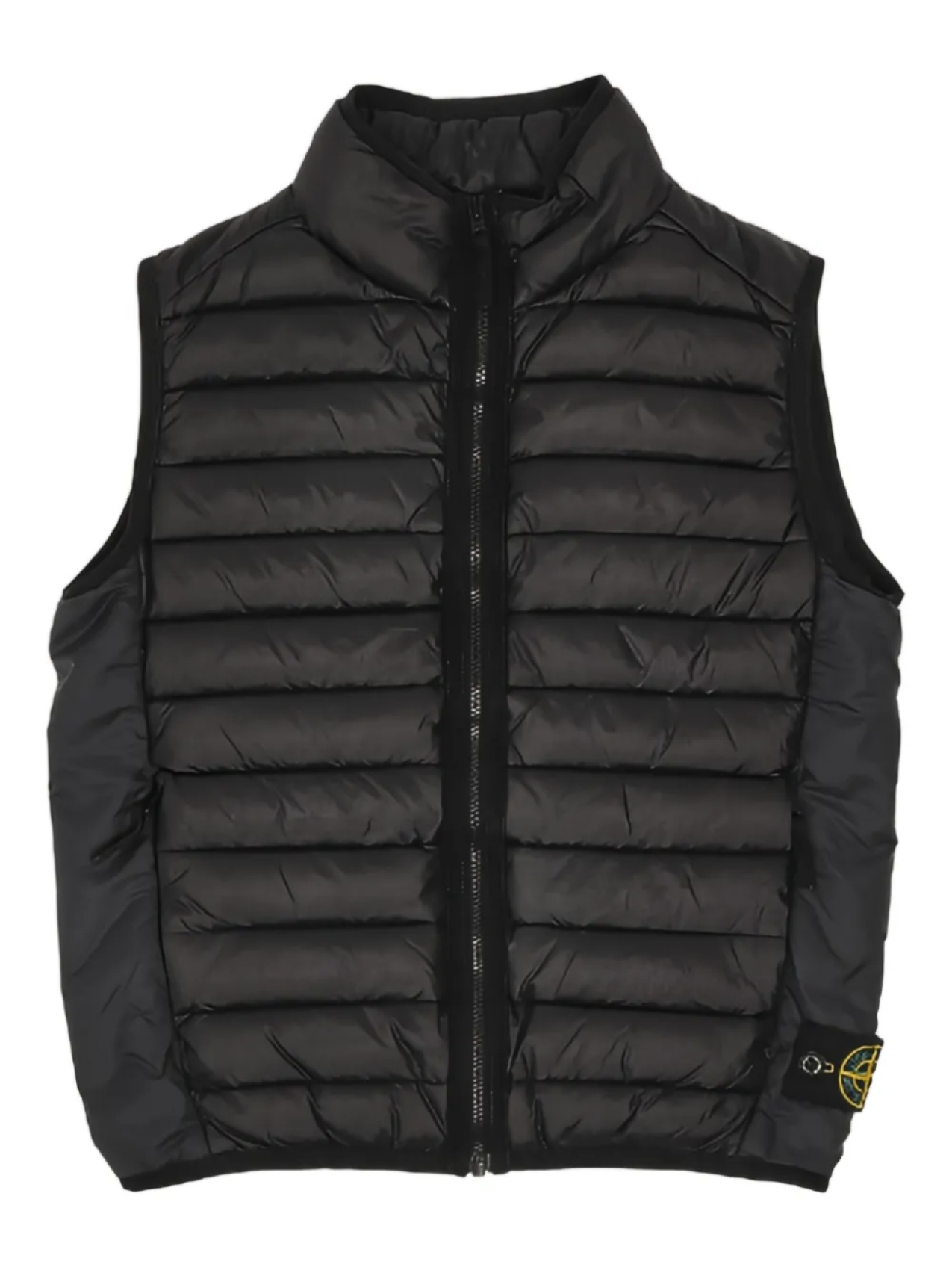 

Стеганый жилет с компасом Stone Island Junior, серый