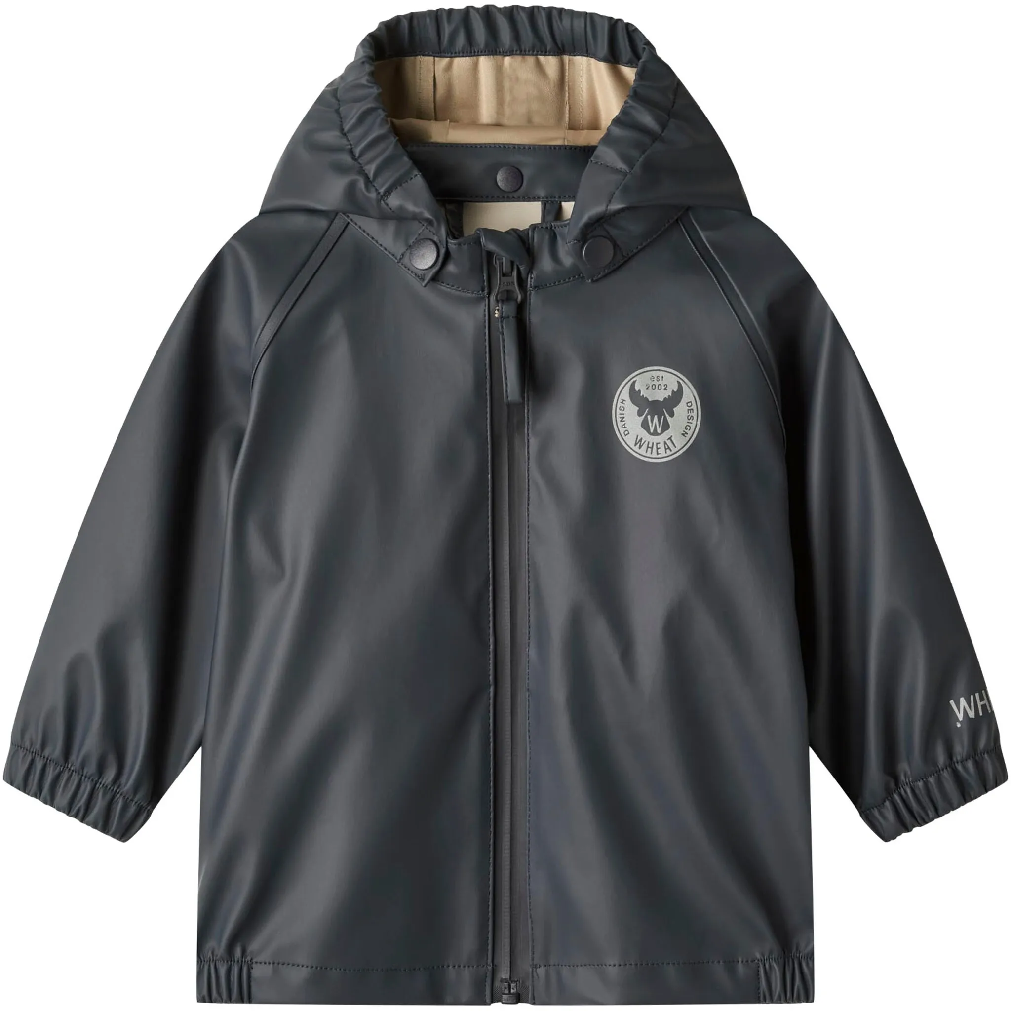 

Уличная куртка ПШЕНИЦА «Rainwear Chardy Jacket», с капюшоном, водонепроницаемая Wheat, цвет ink