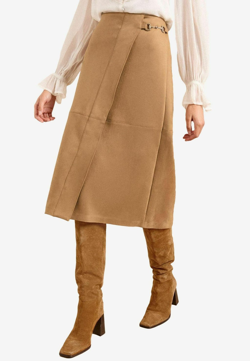 

Юбка с запахом REGULAR FIT MIDI Love & Roses, коричневый