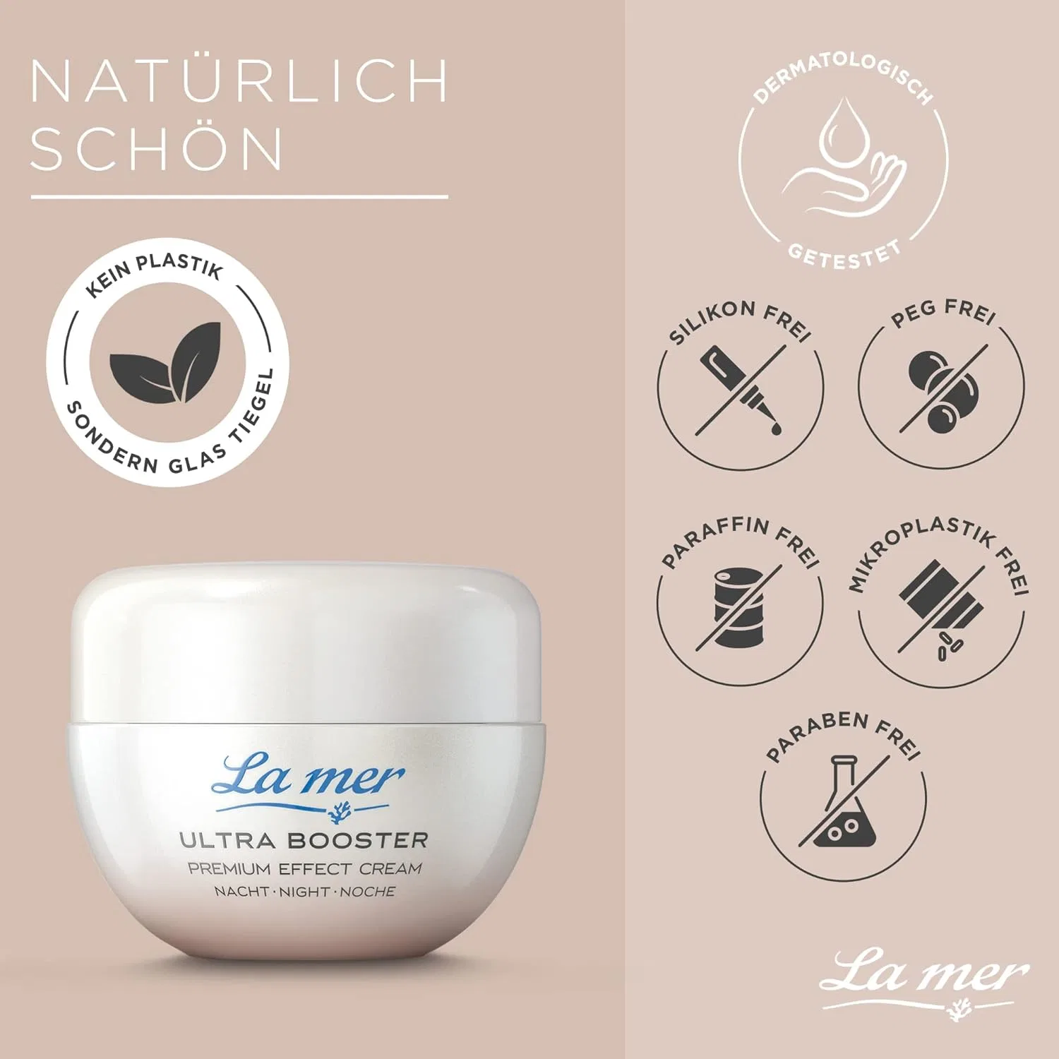 Бустер La Mer — Роскошный увлажняющий антивозрастной ночной «Ultra Booster Premium Effect» от — фото 4