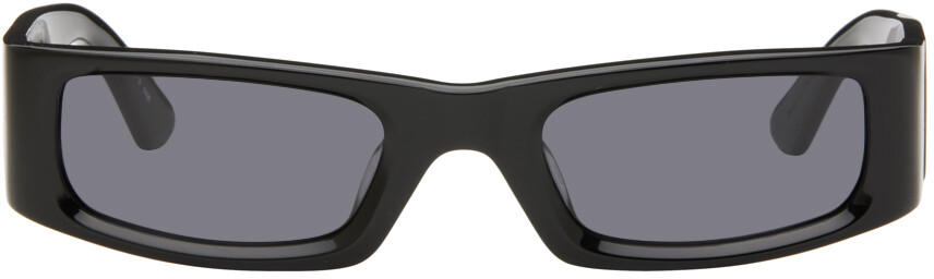

SSENSE Эксклюзивные солнцезащитные очки Black Elemental Entire Studios, Black/Grey solid