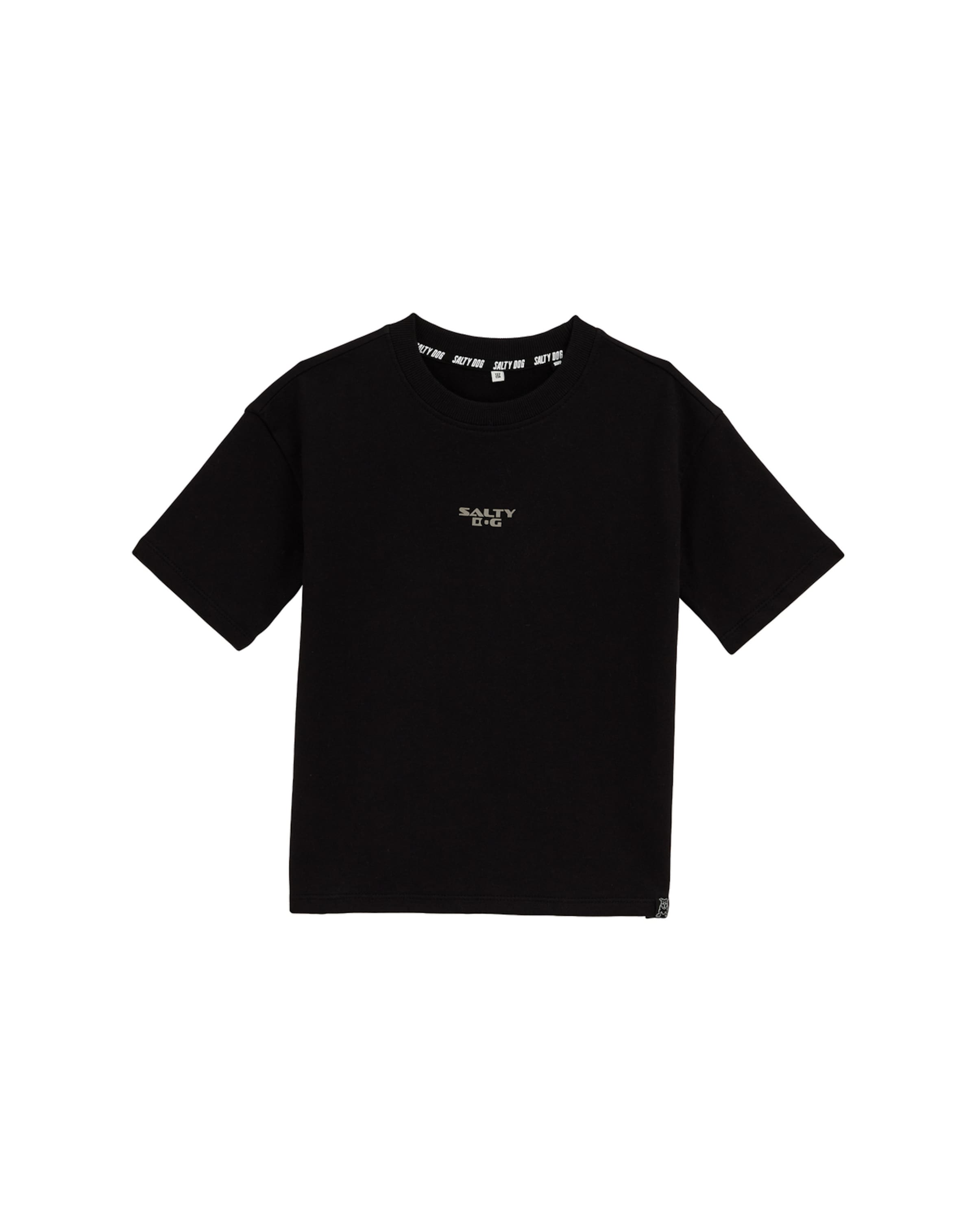 

WE Fashion Футболка в черном цвете