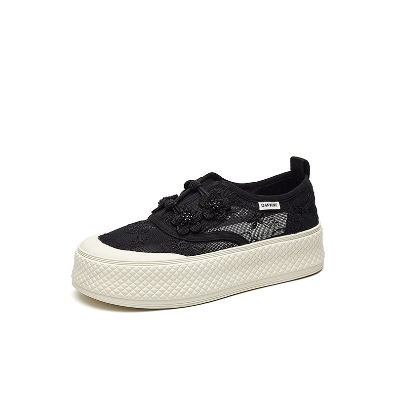 Кеды DAPHNE Skateboard Shoes Women's Low-Top, бежевый — фото 2