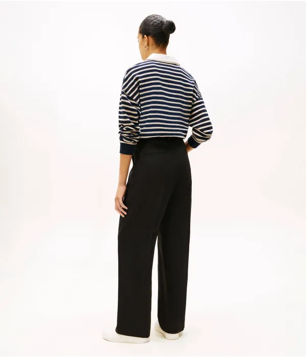 Брюки-Сигареты Loose fit Tommy Hilfiger, черный — фото 3