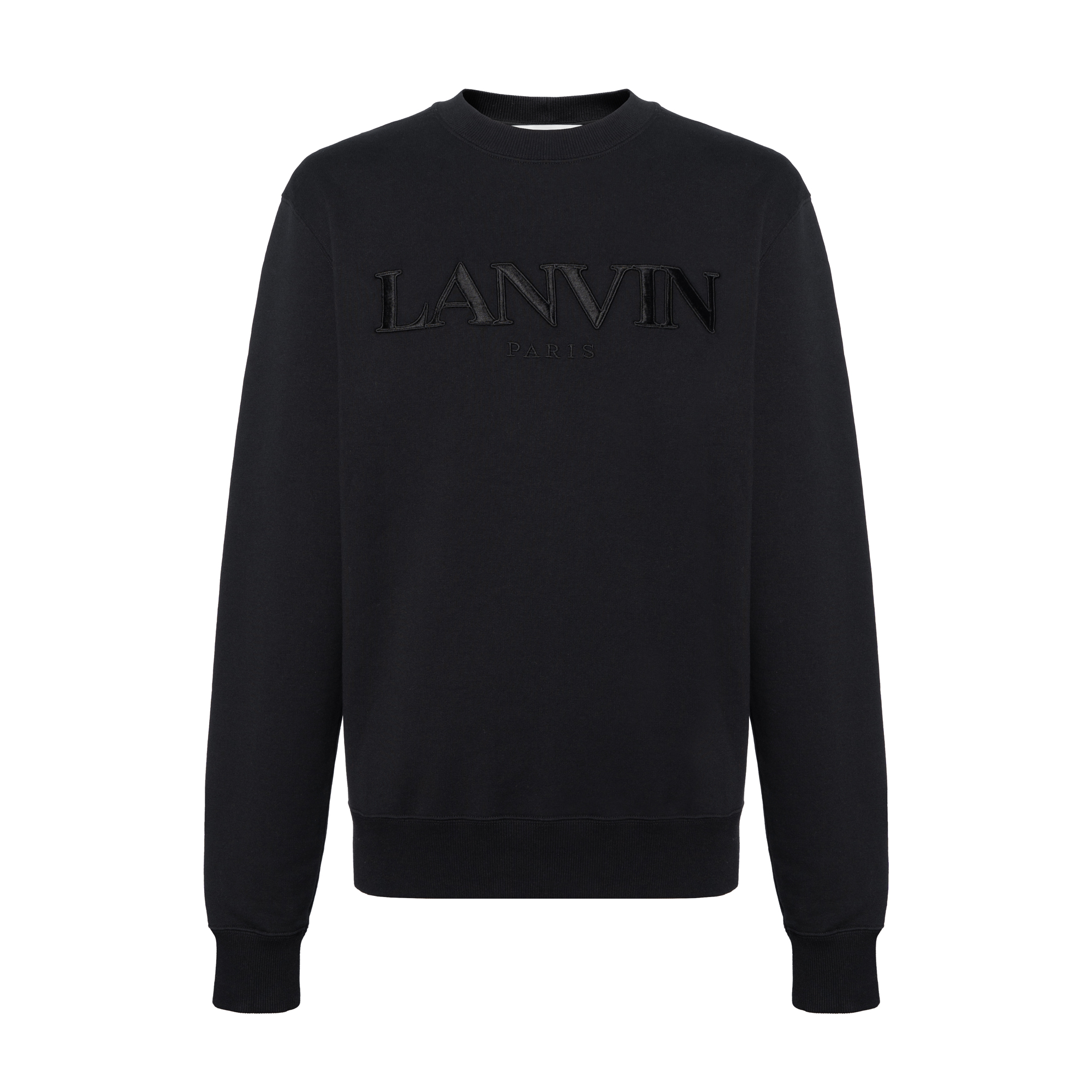 

Толстовка с вышивкой Lanvin, черный