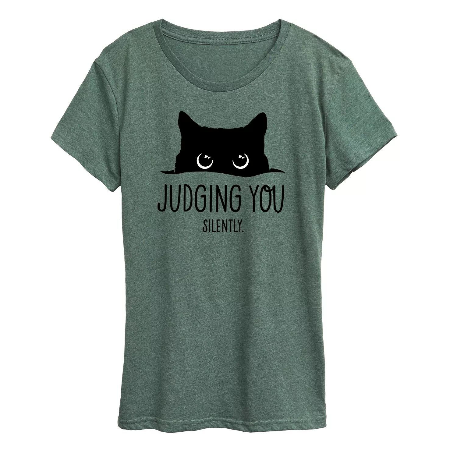

Женская футболка с рисунком Judgeing You Silly Cat Licensed Character