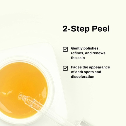 Средство для ухода за кожей ErnoLaszlo Brightening Dual Phase Peel 2-Step Vitamin C Exfoliator and Lactic Acid Activator 1.7 Fl Oz and .7 Fl Oz — фото 2