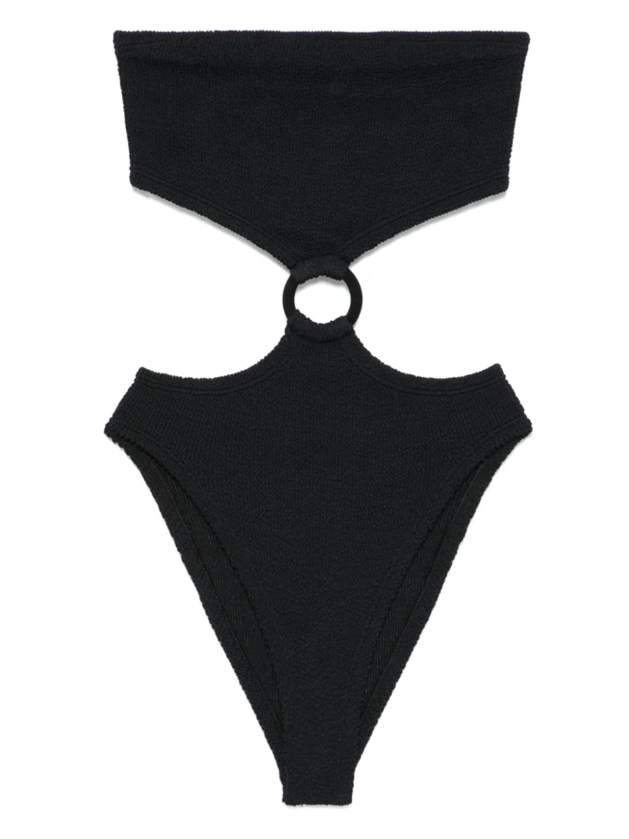 

Купальник Hunza G со сборками, черный