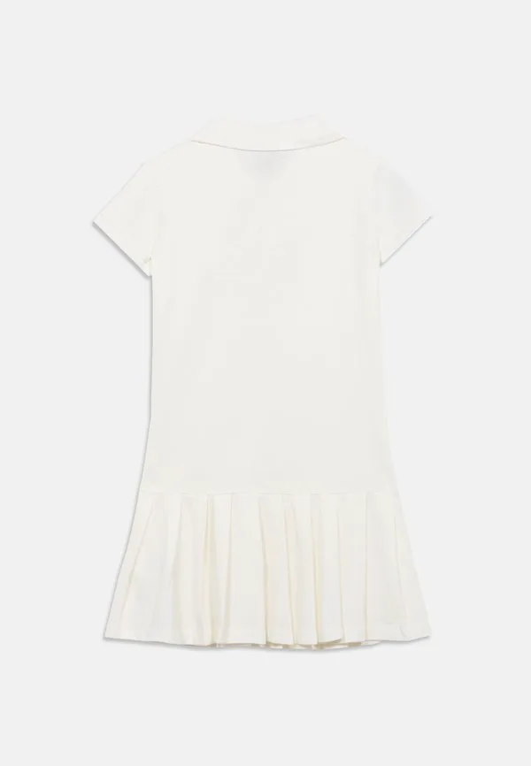 Платье-Поло big pony из эластичной сетки, 26-летнее платье Polo Ralph Lauren, White — фото 2