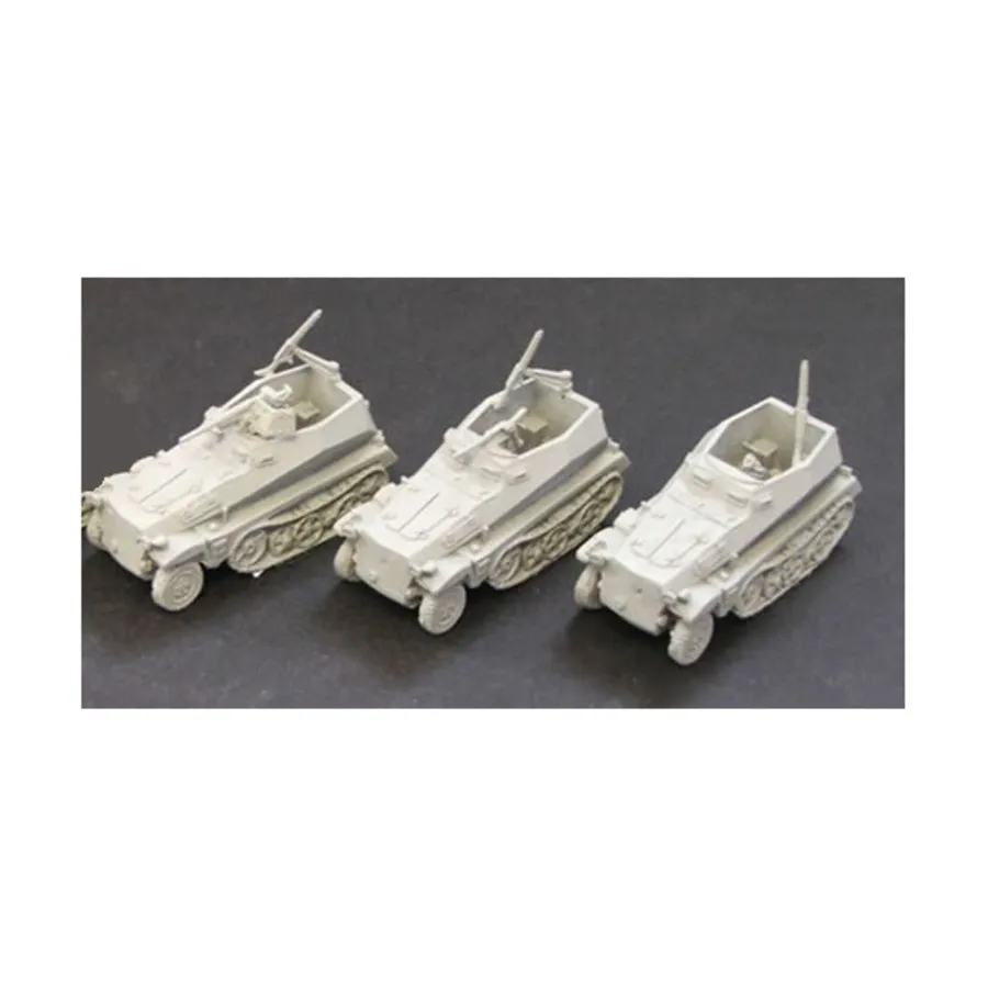 

СдКфз 250/10, WWII Command Decision Miniatures - Germany - Armored Cars & Other Vehicles (15mm) (Old Glory)