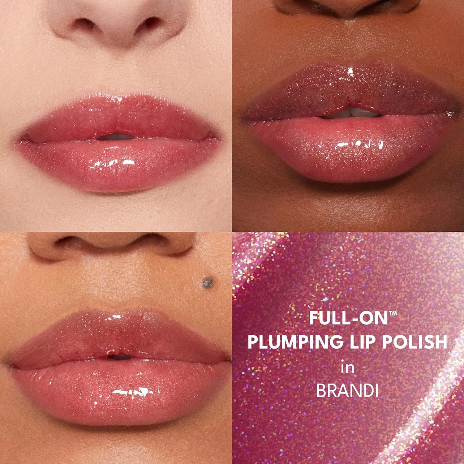 Блеск для губ Buxom Full-On Plumping Lip Polish Gloss Brandi, 42 Brandy — фото 3