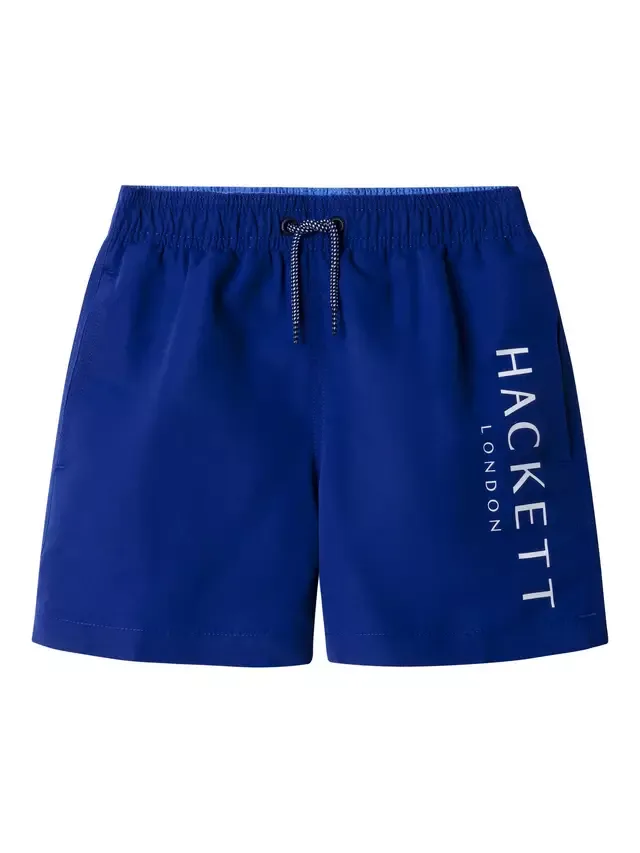 Детские плавательные шорты на завязках, ярко-синие Hackett London, Electric Blue