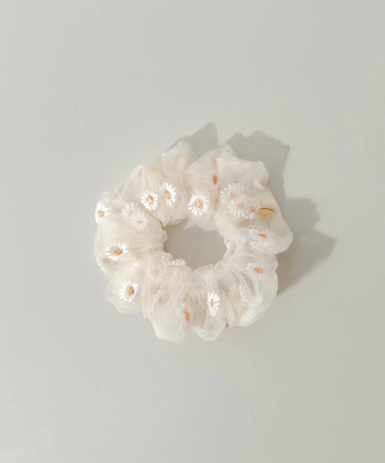 Прозрачная резинка для волос с цветочным рисунком Smelly, ivory