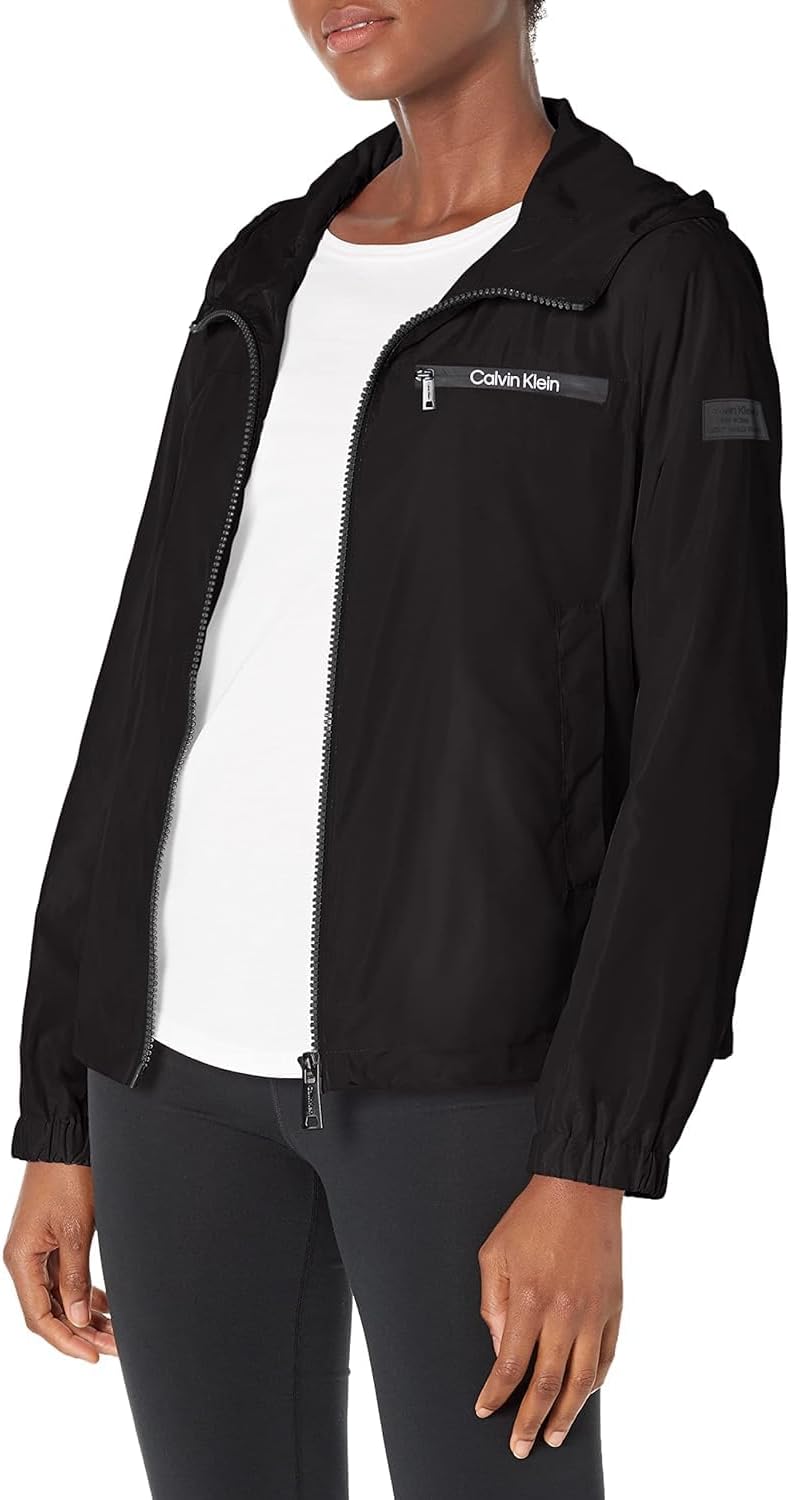 

Calvin Klein Женская легкая ветровка на каждый день с защитой от влаги, Everyday Black