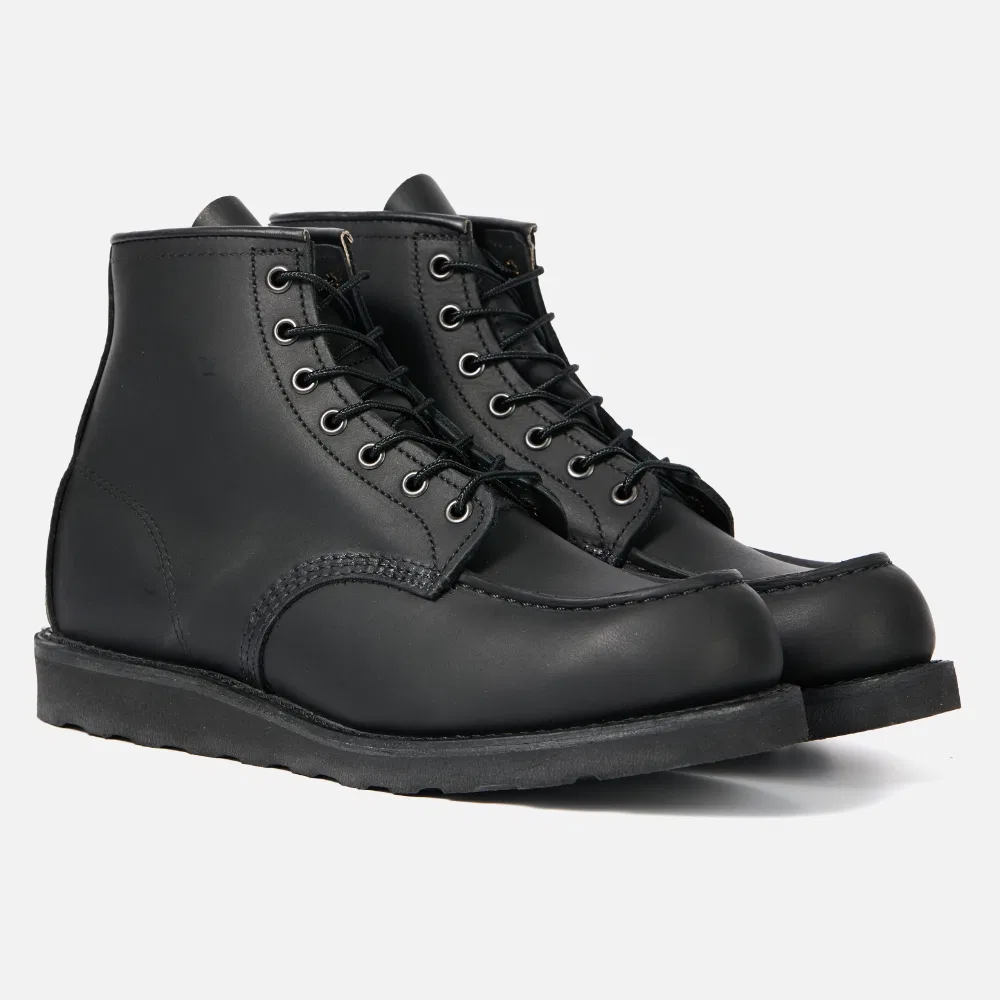 Мужские ботинки 6 Inch Moc Toe 8074 цвета Black Harness от Red Wing Shoes — фото 4