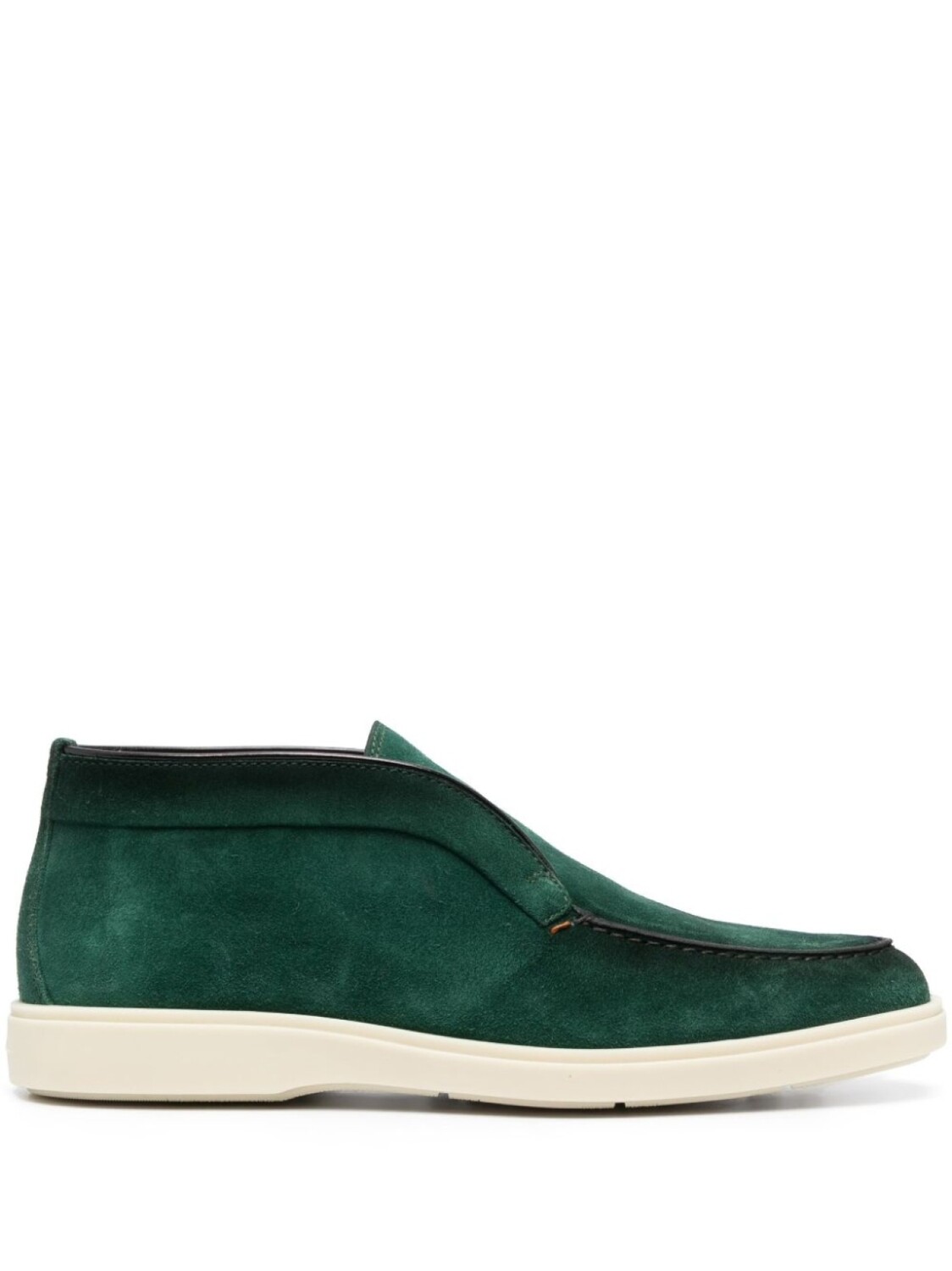 

Santoni ботинки без застежки, зеленый