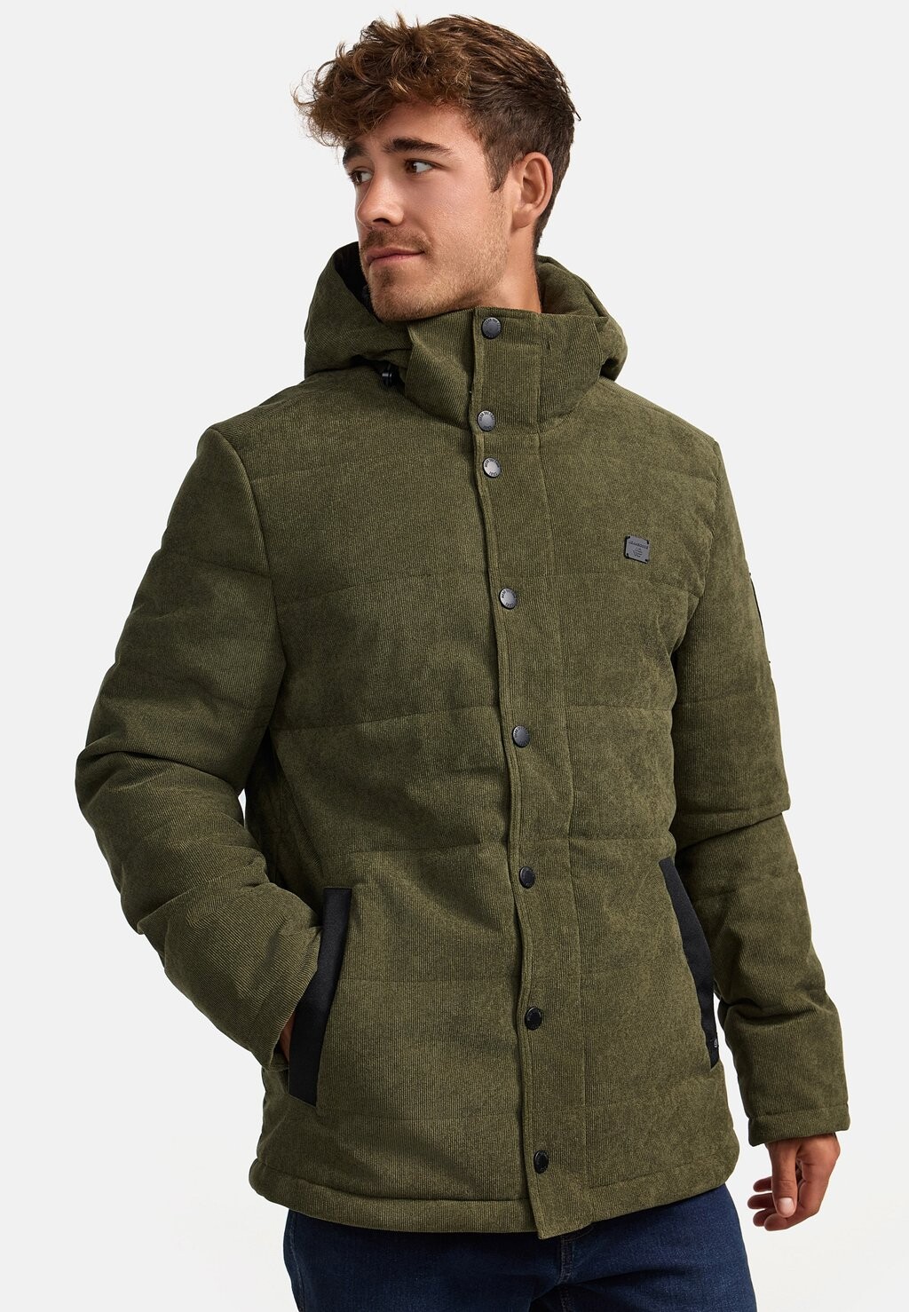 

Легкая куртка WINTERJACKE INDICODE JEANS, темно-зеленый