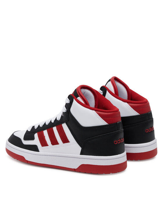 Кроссовки Rapid Court Mid JR3180 Adidas, белый — фото 3