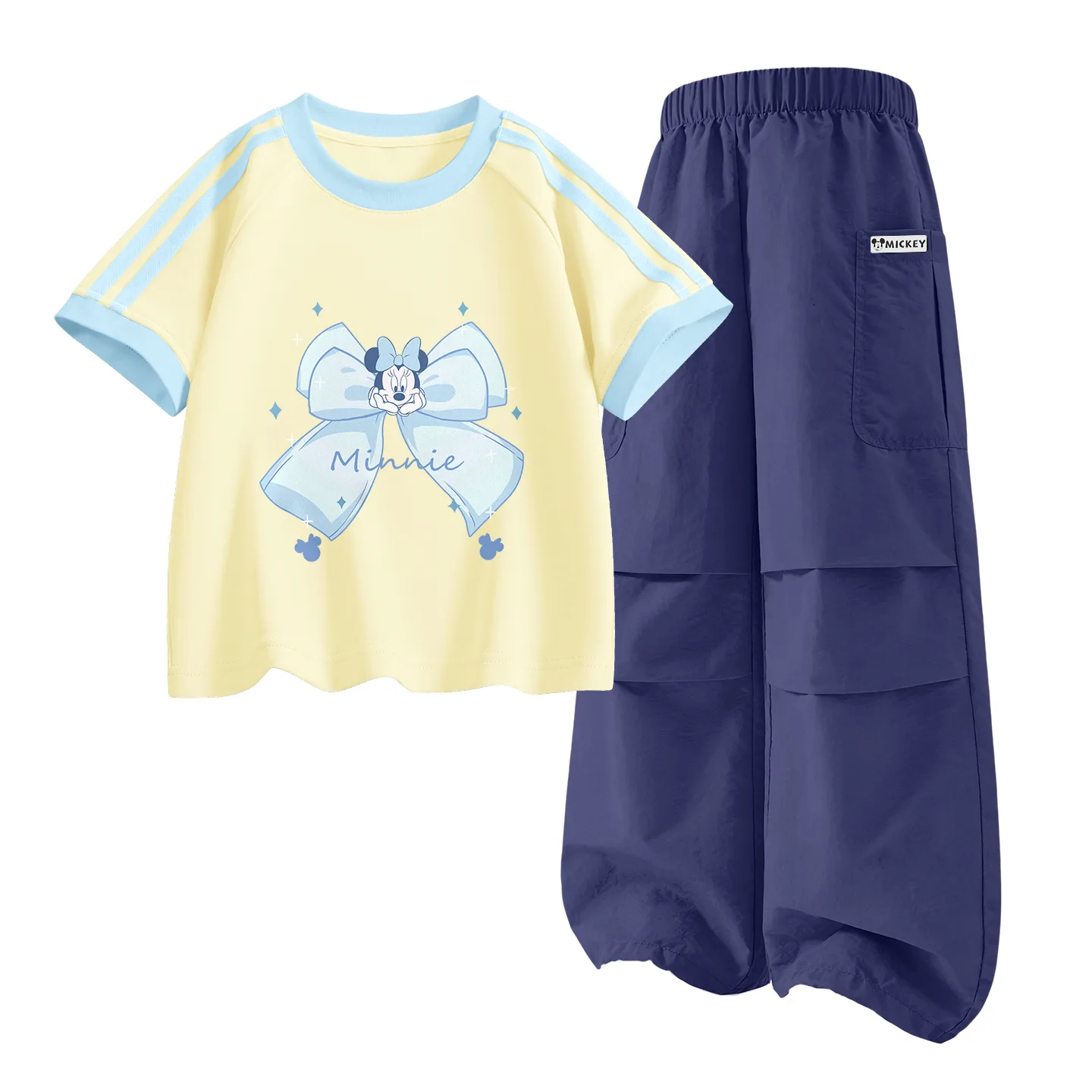 Casual Sportswear 2 Piece Set Kids' Disney, di sports numbers k almond белый+dihu long hook-and-loop k черный — фото 3