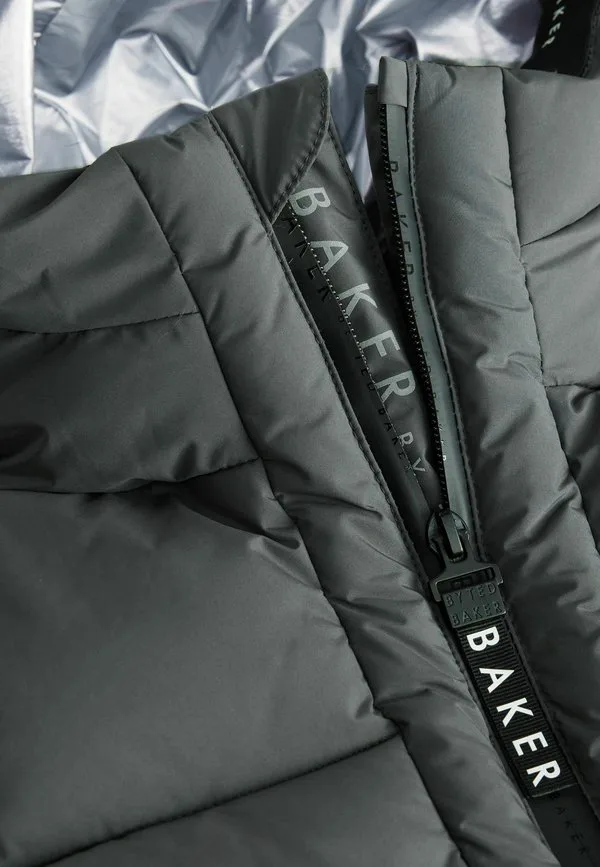 Зимняя куртка стандартного кроя, устойчивая к дождю. Baker By Ted Baker, Grey — фото 3