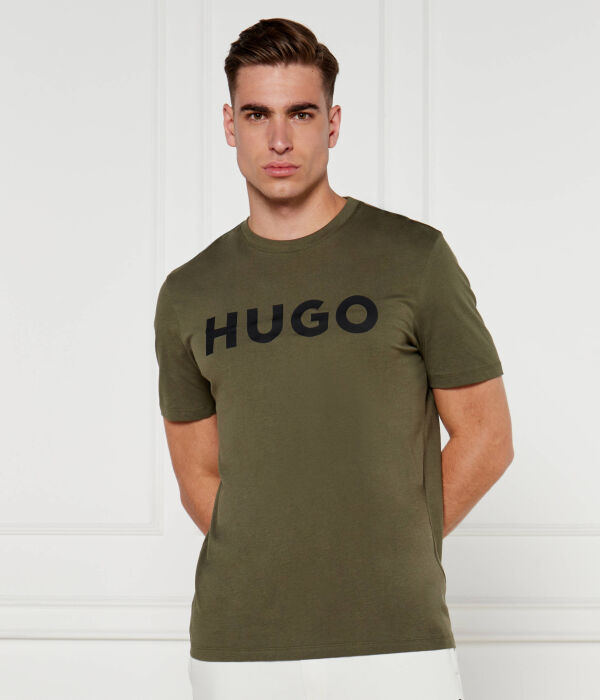 

Футболка Hugo Dulivio Regular Fit, зеленый