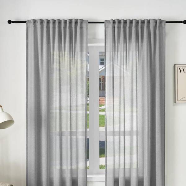 

Штора Woltun mit Kräuselband Reginald, 135x2x245 см, серый