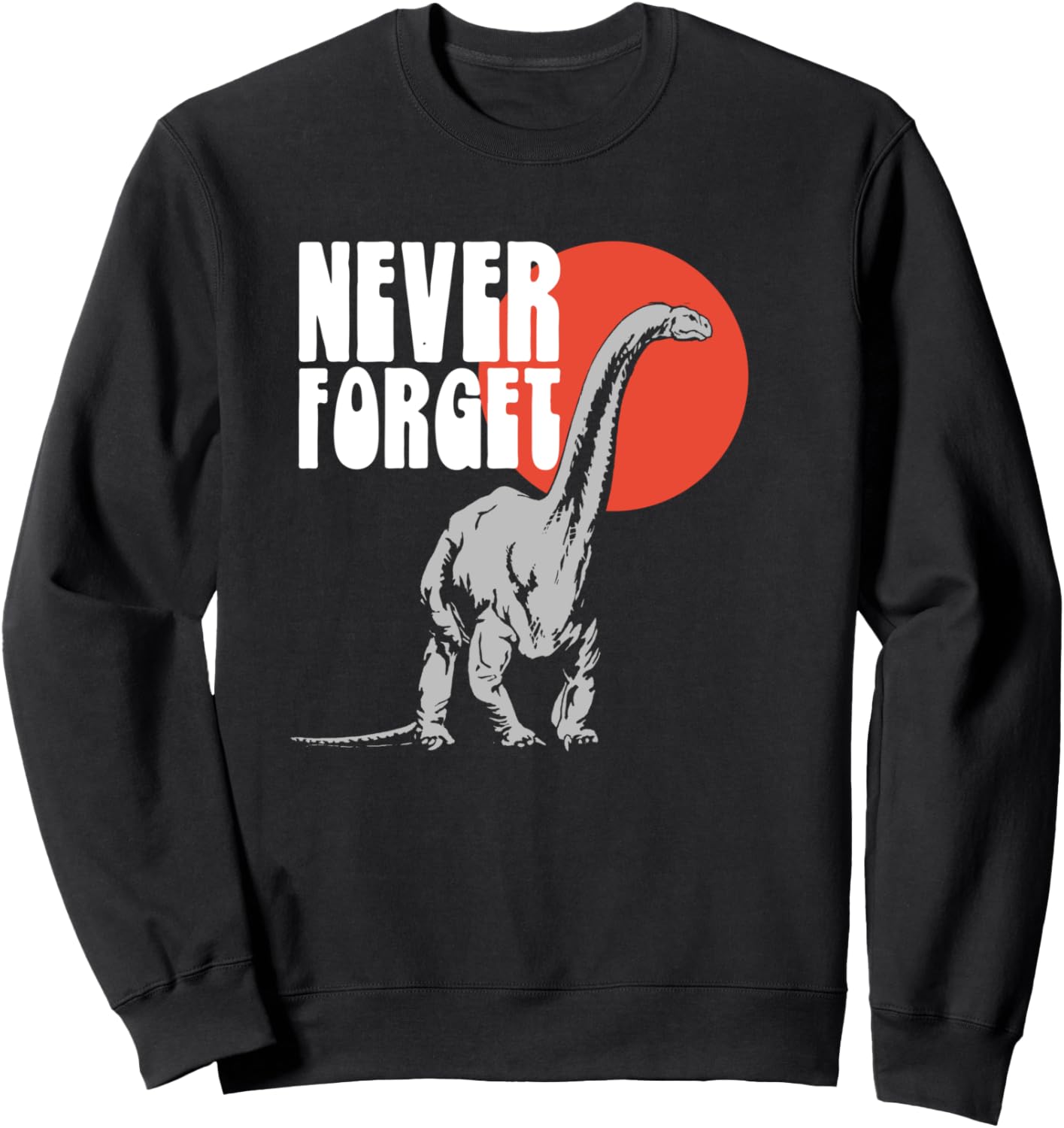 

Никогда не забуду! Забавная толстовка в стиле ретро-винтаж 80-х годов на тему вымирания динозавров The Robot Ranger - Fun Apparel & Gifts, черный