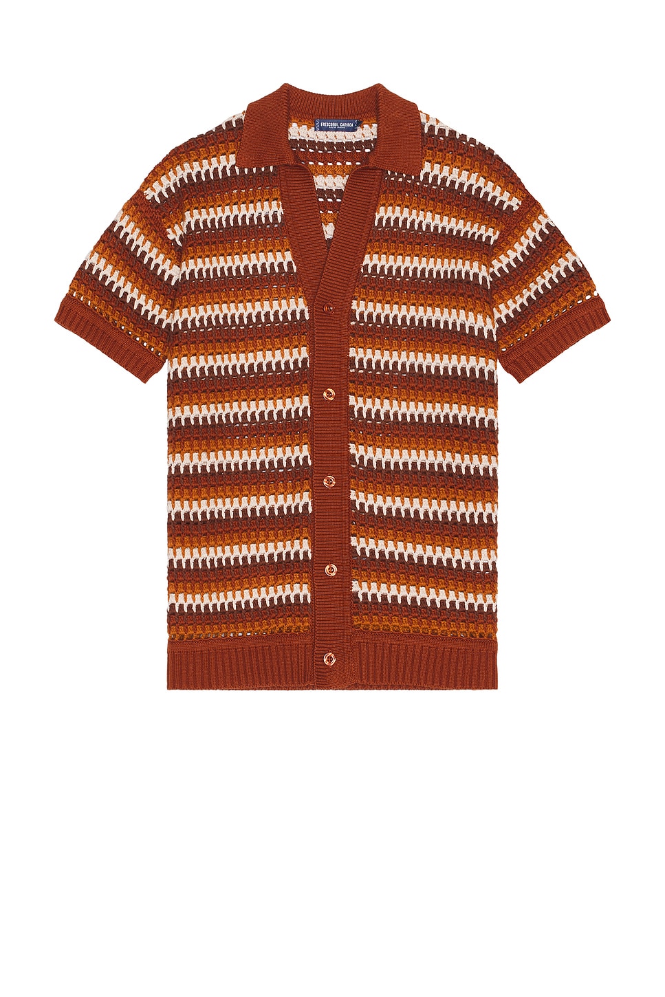 

Рубашка крючком Пинто Frescobol Carioca, цвет Silk Brown